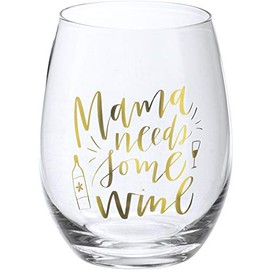 Mama Needs Some Wine Stemless Wine Glass 15 fl oz