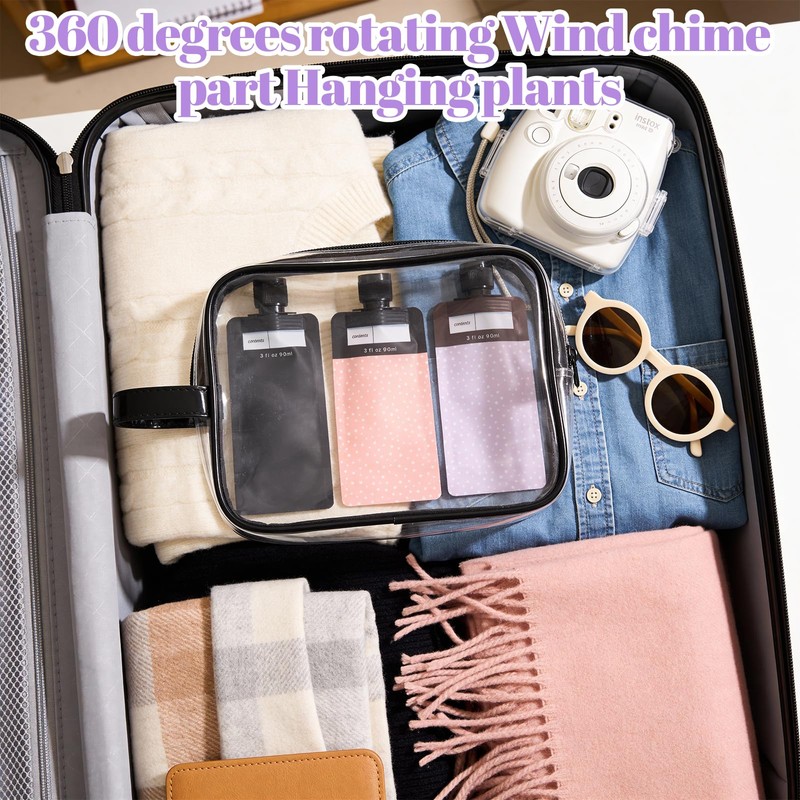 9PCS Travel Liquid Container Set - Refillable Travel Pouches for