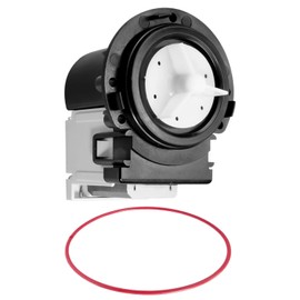 Washer Drain Pump Fit for LG WM8000HVA WM8000HWA WM8100HVA WM1355HW WM1377HW WM1388HW WM1812CW WM3670HRA WM3670HWA WM3677HW, Replace 4681EA2001T Washer Door Boot Gasket Parts