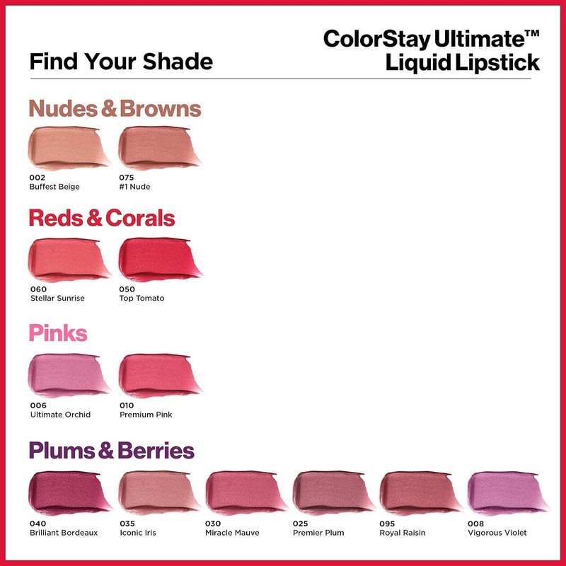 ColorStay Ultimate Liquid Lipstick tono Brilliant Bordeaux