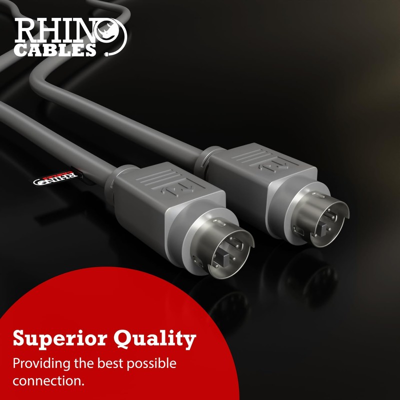 rhinocables - PS/2 Male to Male Data Cable | Durable