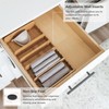 KitchenEdge Bamboo Kitchen Towel and Food-Storage Organizer, Perfect for Kitchen