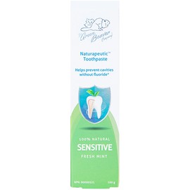 Green Beaver Sensitive Toothpaste (Reduce Tooth Sensativity Naturally), 100g (NEW!), Fresh-Mint