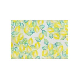 Boston International Charcuterie Board Tempered Glass Serving Tray for Cheese, Meats & Snacks Platter for Kitchen & Entertaining, Small 12" x 8", Lemon Verbena