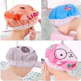 Cute Pink Rabbit Shower Cap 2ea