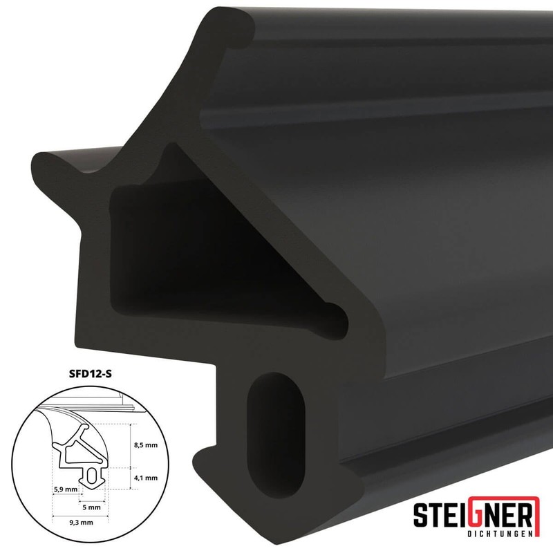 Window Seal Plastic Window SFD Type HOLK Chamber Hollow Draught