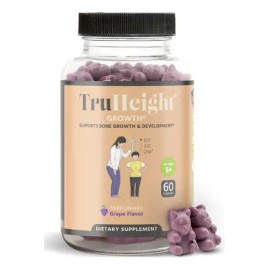 Gomitas Truheight Vitaminas Para Crecer 5+ Años Sabor Uva y Sandía