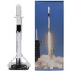 yuanpulalala Dragon+F9 Starship Heavy Metal Diecast Rocket Model Simulation Static
