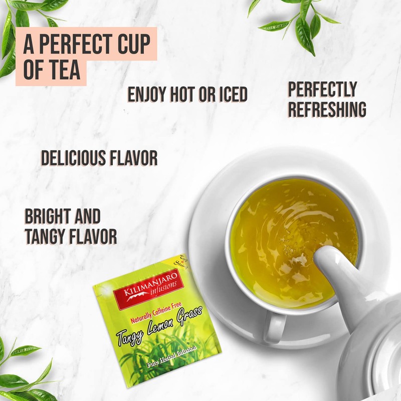 KILIMANJARO INFUSIONS - Lemongrass Tea - Tanzania - Herbal Tea