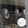 Kyuionty 30 Pack Suction Cup Hooks, 30mm Clear Plastic Suction