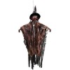 70CM Halloween Hanging Ghost Decoration with Glowing Eyes And Creepy