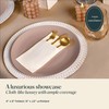 50-Pack Disposable Linen-Feel Dinner Napkins With Built-in Flatware Pocket, YELLOW
