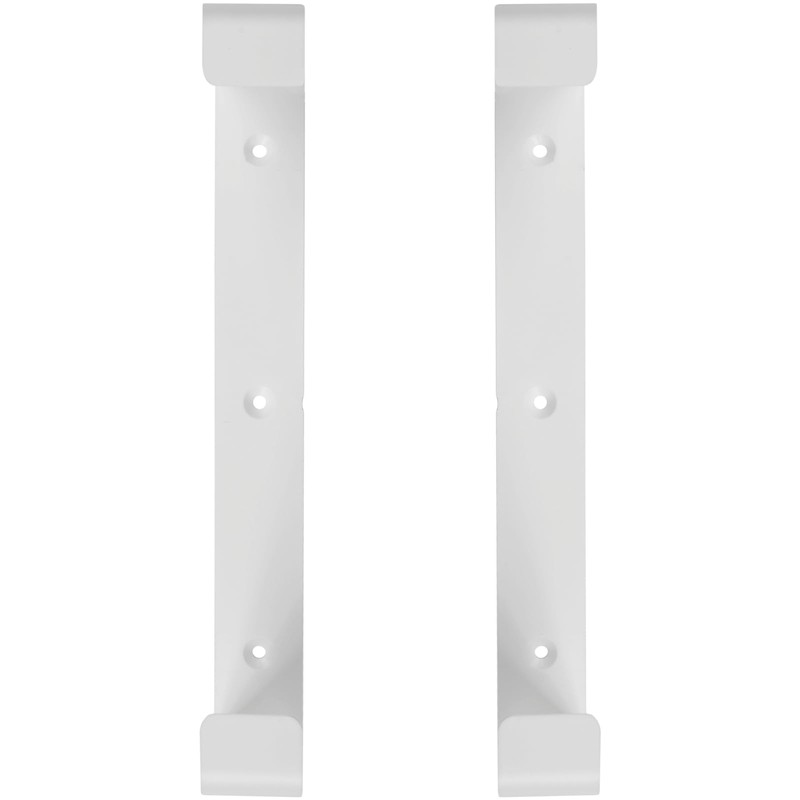 2 x 220 x 90 mm flat duct brackets for