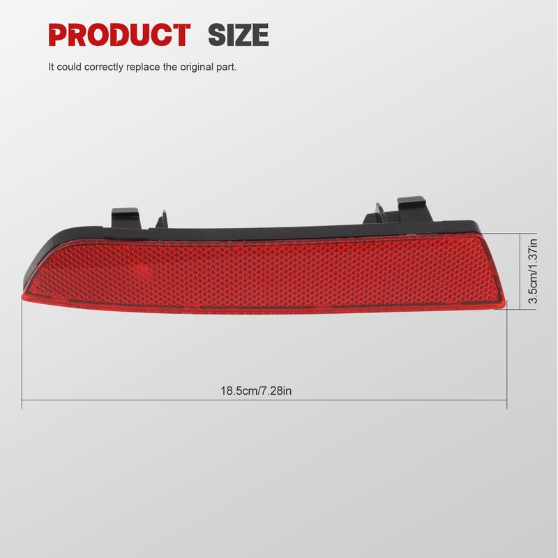 2 Pieces Rear Bumper Reflectors for Vito W447 (2014-2020) V