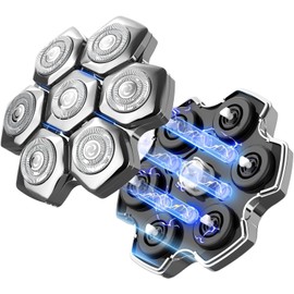 kensen Skin Head Shaver Replacement Blade Skin Head Shaver for Men 126 Blades 1 Piece with Base