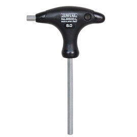 Sunflag T-Grip Hex Wrench 0.3 x 4.3 inches (8 x 110 mm) No.6500-L