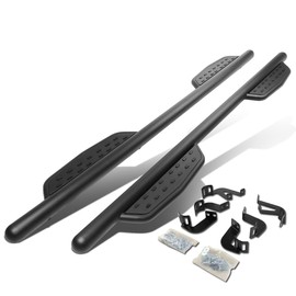 Auto Dynasty Running Boards Compatible with 2005-2020 Toyota Tacoma Crew/Double Cab, Aluminum Side Step Rail Nerf Bars, 3 Inches Step Bars, Black Powdercoated