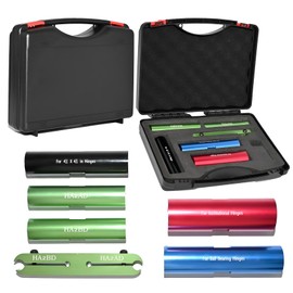 HA1234 Door Hinge Adjustment Tool Set Kit for Sagging Doors Fixed Hanging Door Hinge Gap Adjusting Wrench, Including HA1234 (6-Piece Set)