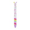 Legami - Two Tone Click&Clack Pen, Purple and Pink Ink,