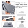 FveVqe Microfibre Hair Towel - Super Absorbent, Elastic Strap for
