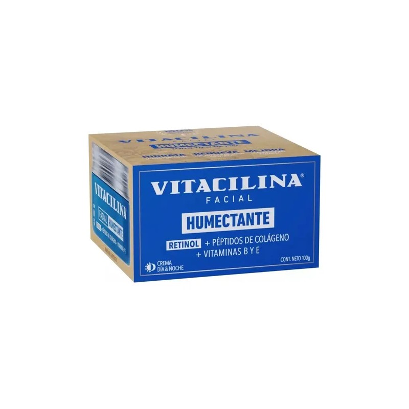Vitacilina Crema Facial Humectante Retinol Uso Día Noche 100