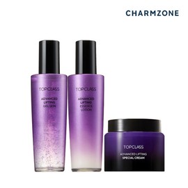 Charmzone 참존 탑클래스 8세대 어드밴스드 리프팅 기초세트 3종(스킨+에멀전+스페셜크림) Charmzone Top Class 8th Generation Advanced Lifting Basic Set 3 Types (Skin + Emulsion + Special Cream)