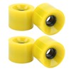 4PCS PU Skateboard Wheel Replacement Low Noise Multifunctional Land Surfboard