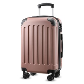 YOETEY 20 Inch Carry On Luggage with Spinner Wheels, Lightweight Hardside Suitcase with TSA Lock, Airline Approved Travel Luggage