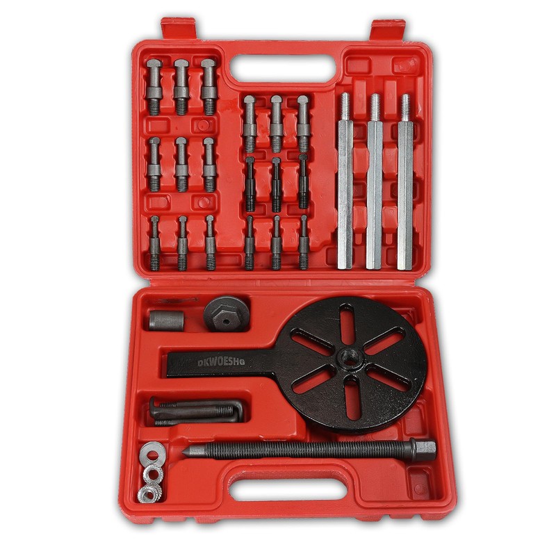 DKwoeshg Bearing Puller Kit, Inner Hole 3-Jaw Puller with Curved