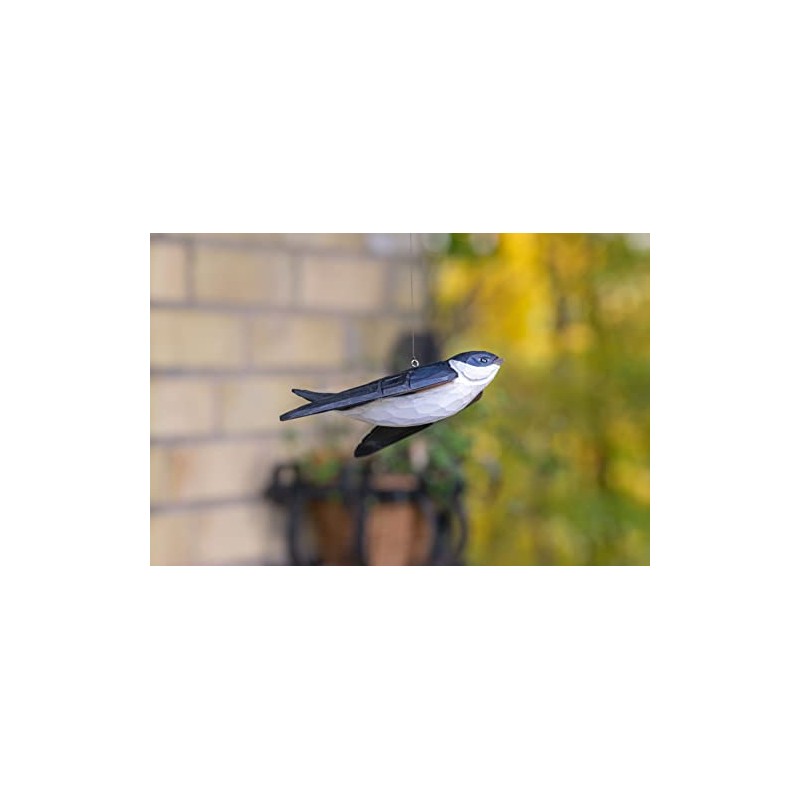 Wildlife Garden Ornamental Bird Wooden Bird Meal Schwalbe – Hand