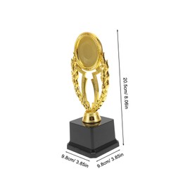 BIUDECO Gold Plastic Trophy Award for Kids Soccer Trophy for Kids Golf Trophy Small Trophy Award Plastic Trophy Tx03 Black Base
