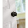 Weiser Regina Venetian Bronze Passage Door Knob, Hall/Closet Interior Door