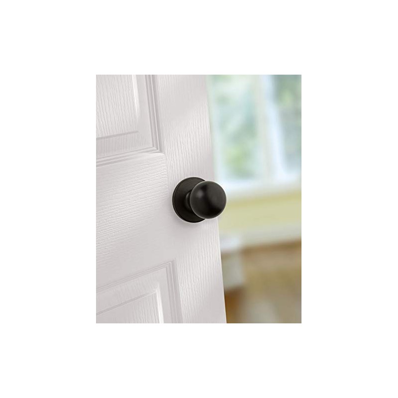 Weiser Regina Venetian Bronze Passage Door Knob, Hall/Closet Interior Door