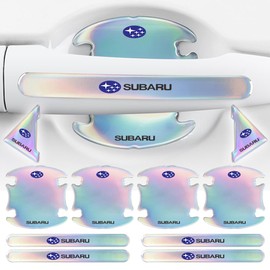 Car Door Handle Door Handle Protector, Laser Model, Stylish, For Car Door Guard, Dedicated Door Corner Protector, Guard Protection, Scratch Prevention, Scratch, Hide Scratches, Seal, Sticker, Cover,