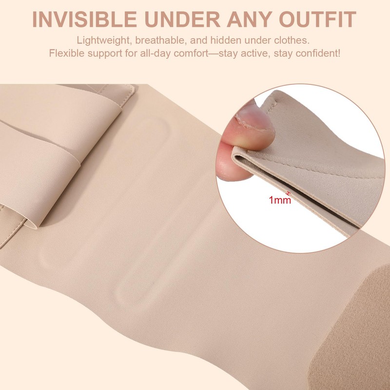 RANDY SUN Lower Back Brace for Women, Lightweight Compression Back