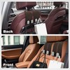 Crocode tears Car Seat Back Storage Hooks Leather, 2Pcs Car