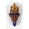 Handpainted Poly Stone African Mask Arts Assorted Magnet (Set of