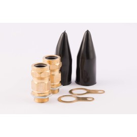 SWA Pack of 2 CW20S PACK-ALT Gland Packs Suitable for Outdoor Use, SWA Armoured Cables, Brass Cable Glands