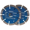 Draper 99794 Segmented Diamond Blade Twin Pack (115mm)