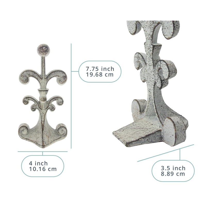 Comfify Fleur De Lis Cast Iron Door Stop – One