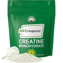 Creapure creatina monohidrato en polvo. Creatina de ultra alta pureza fabricada en Alemania sin nada más añadido. Puro y sin sabor para hombres y muje