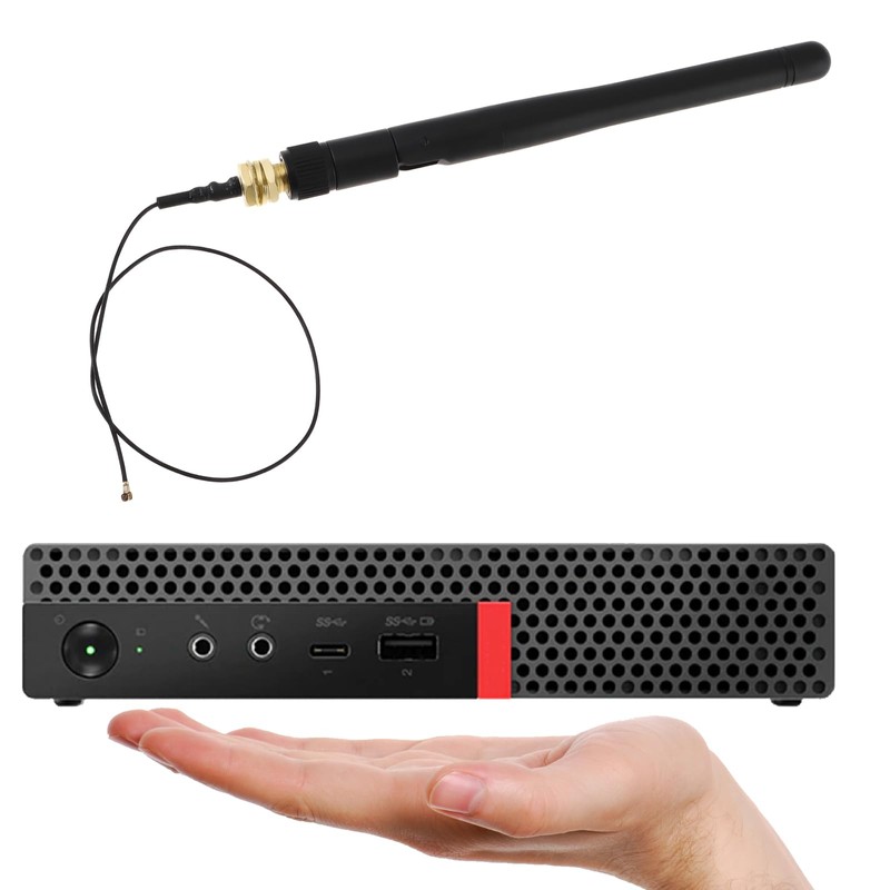 EMSea 1 Set WiFi-Antennenkabel-Ersatzset Kompatibel mit Lenovo ThinkCentre M710Q//M920Q/P330