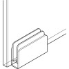 Häfele Hafele 245.63.228 Chrome Plated Magnetic Pressure Catch Strike Plate
