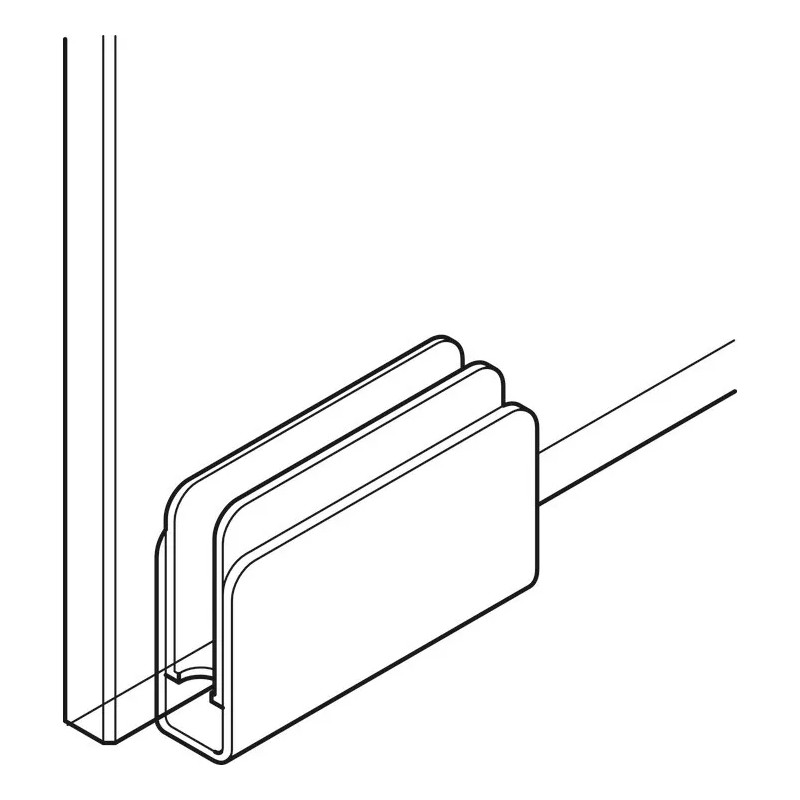 Häfele Hafele 245.63.228 Chrome Plated Magnetic Pressure Catch Strike Plate