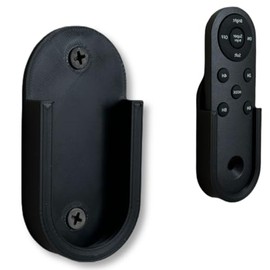 Remote Control Wall Mount Holder for Addlon String Lights, Black
