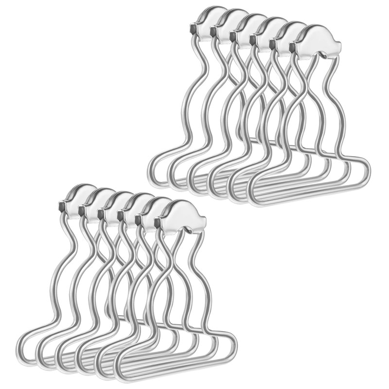 Lusofie 12Pcs Suspender Clips Dungaree Overall Buckles Metal Overall Clasp