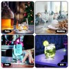 yotutun Set of 6 Cool White LED Coasters Luminous LED