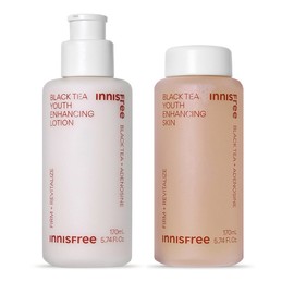 Innisfree Black Tea Youth Enhancing Skin + Lotion 170ml each / 이니스프리 블랙티 유스 인핸싱 스킨+로션 각170ml