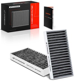 A-Premium Filtro de Aire de la Cabina 2-PC con Carbón Activado Compatible con Modelos Jeep - Wrangler 2011 2012 2013 2014 2015 2016 2017, Wrangler JK 
