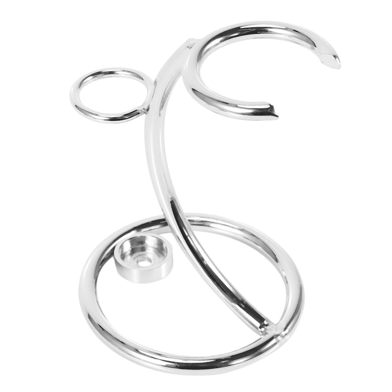 Haskoss Universal Shaving Brush Stand Simple Metal Safe Razor and